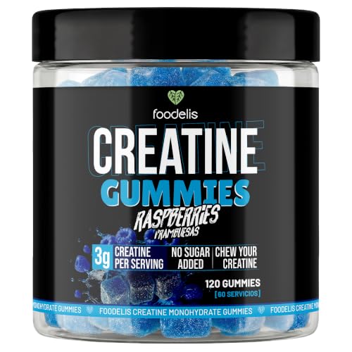 Detalle de Foodelis Creatina gominolas: Creatina Monohidratada en Gominolas (3 g por dosis, 60 gominolas)