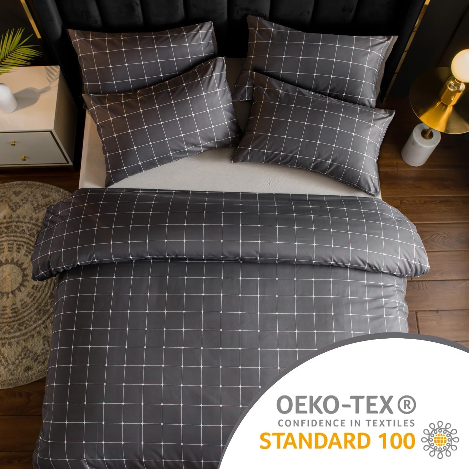 Thumbnail 2 de Lazzaro King Size Duvet Cover Set 230x220cm