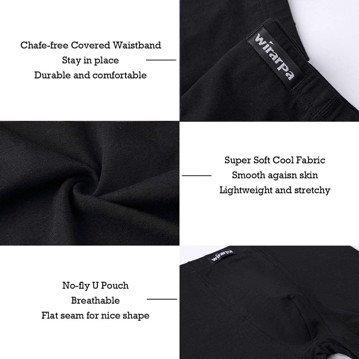 Thumbnail 4 de wirarpa Men's Breathable Modal Microfiber Trunks multipack