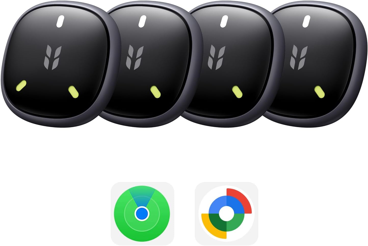Detalle de UGREEN FineTrack Duo2 FT207 Bluetooth Tracker 4-Pack, IP68, 110dB Alarm