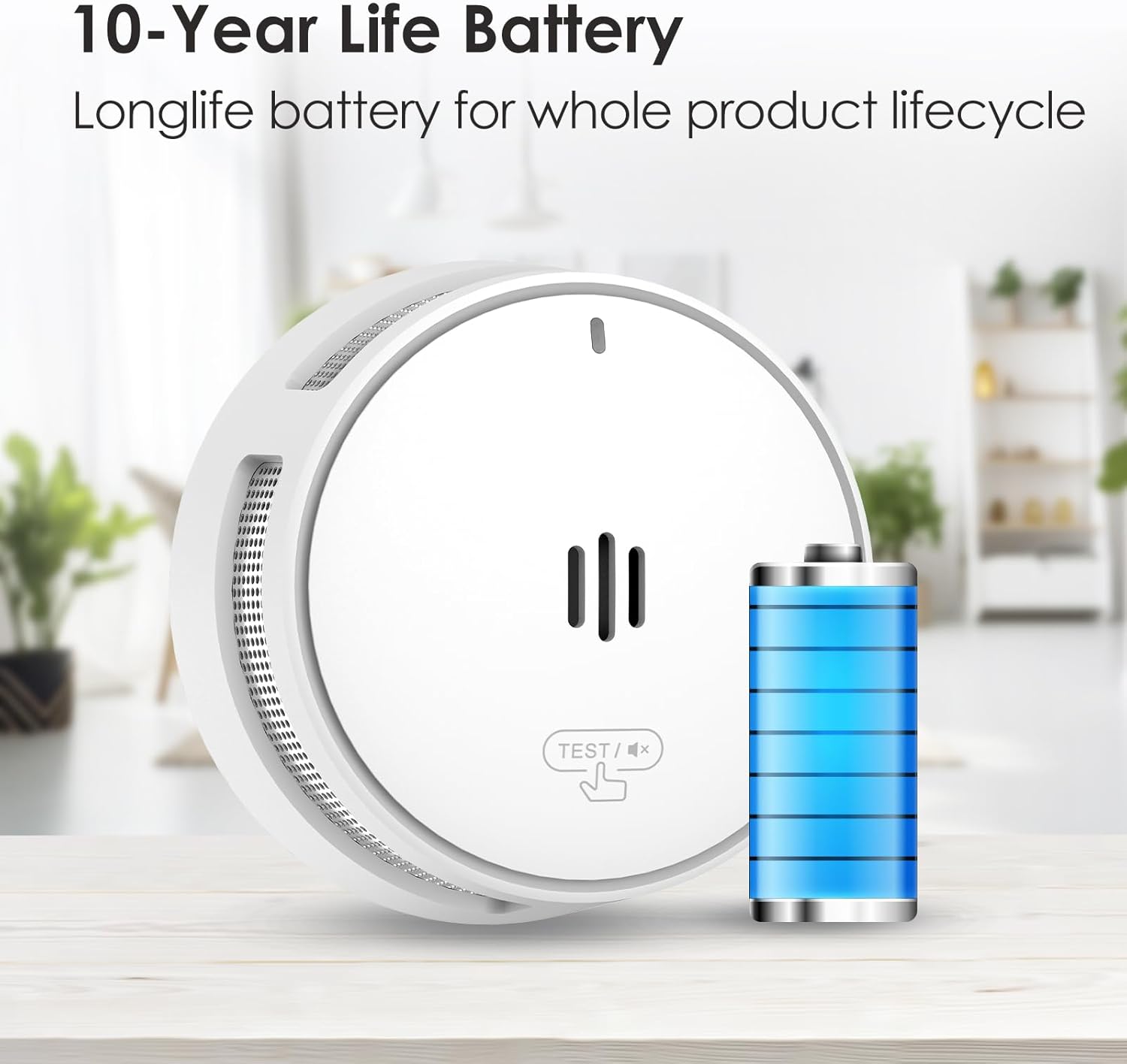 Thumbnail 3 de Smoke Alarm 10 Years Battery, EN14604 Certified
