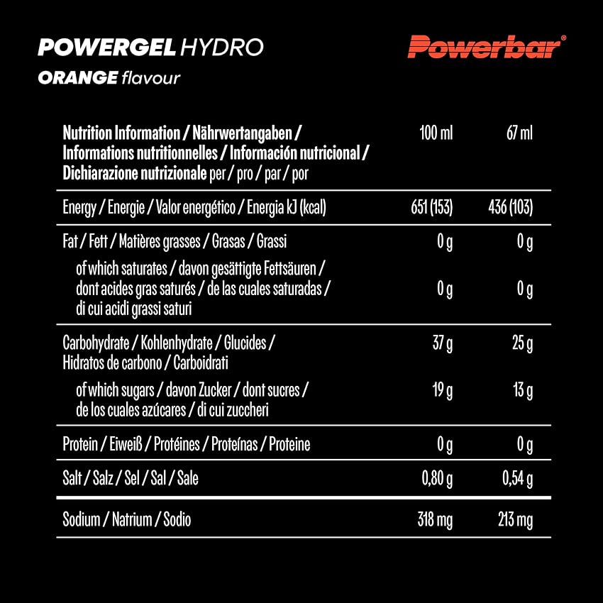 Thumbnail 5 de Powerbar PowerGel Hydro Gel energético 24x67ml