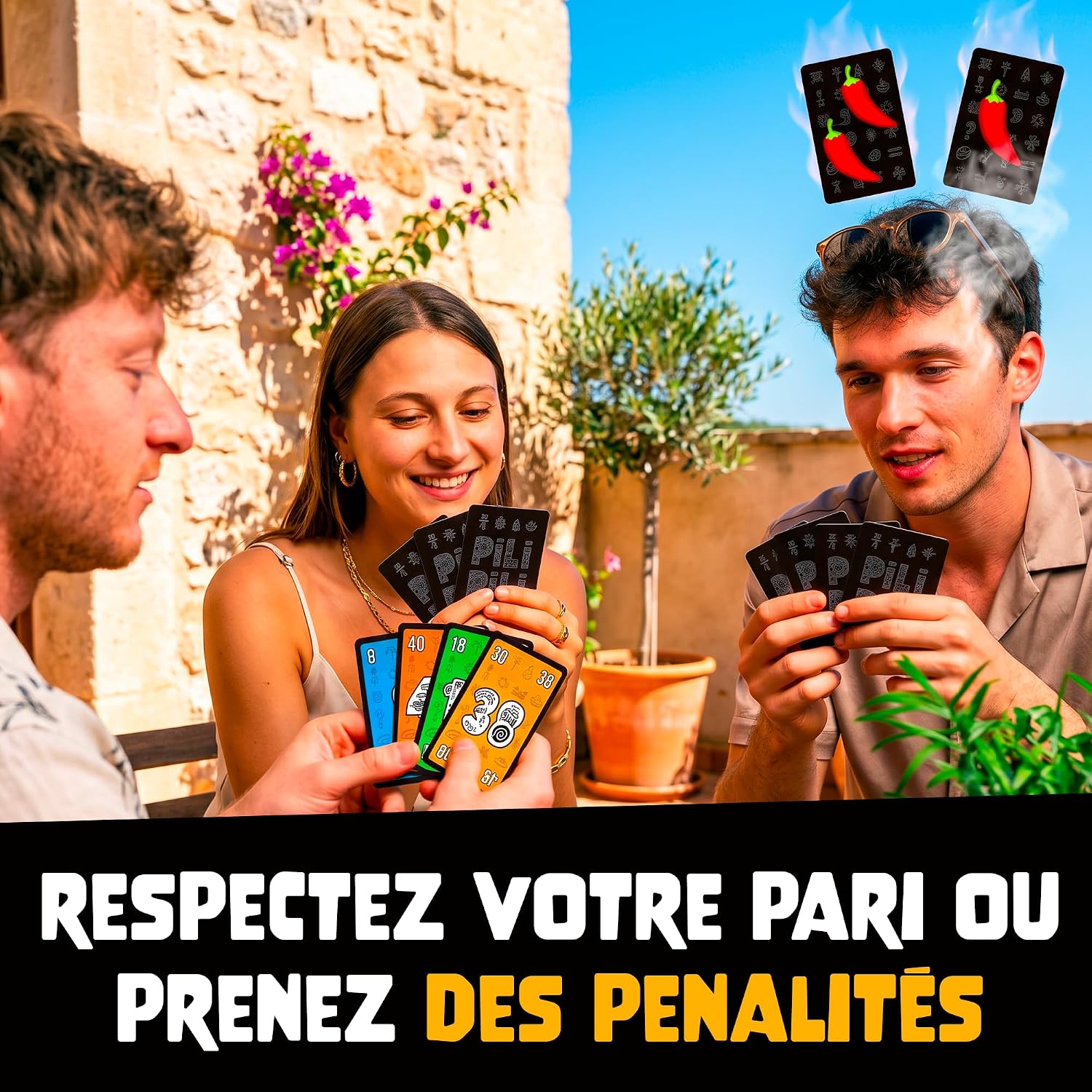 Thumbnail 3 de ATM Gaming PILI PILI – Jeu de cartes tactique et d’ambiance (2 à 8 joueurs) pour soirées de 20 min