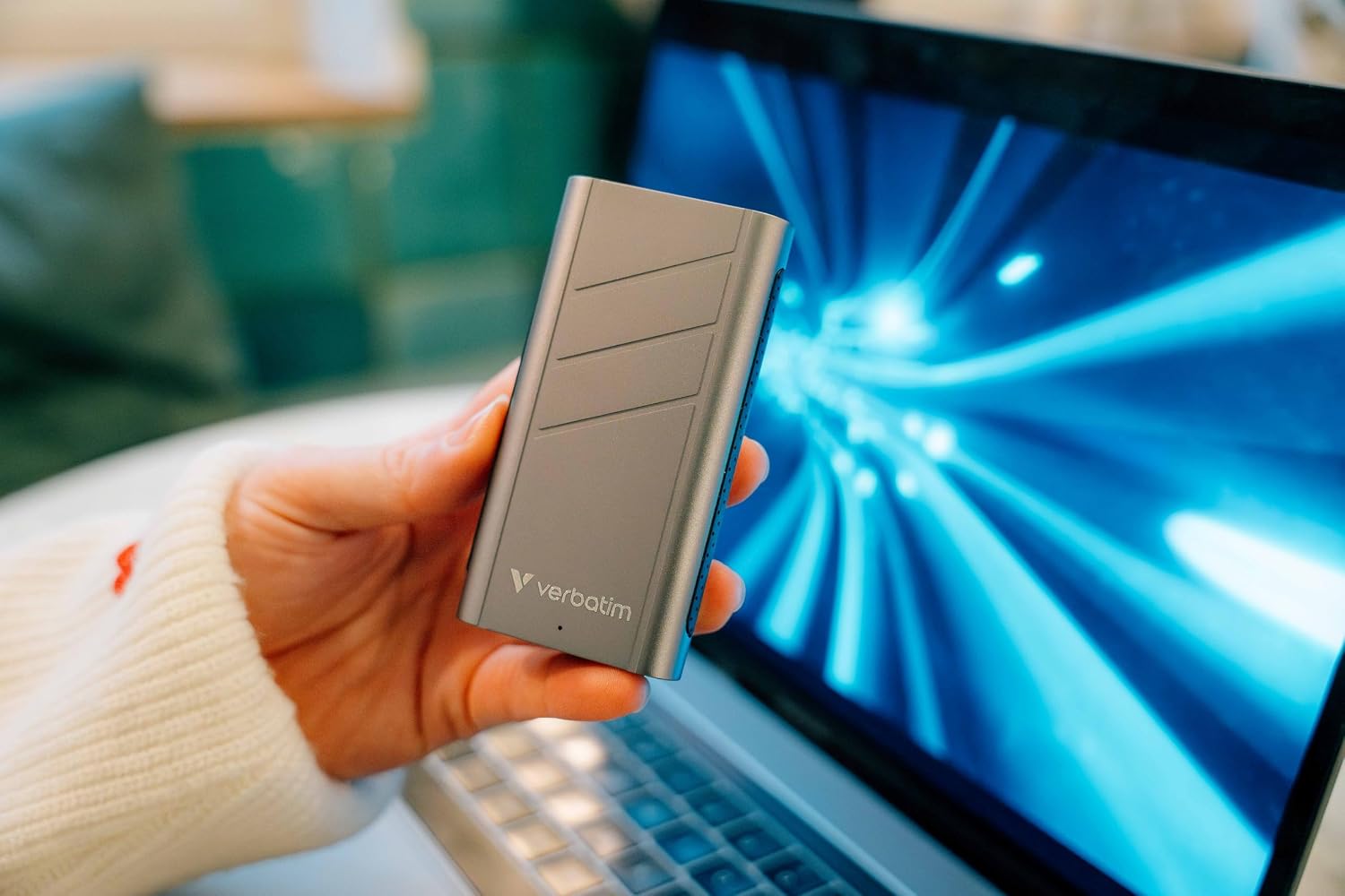 Thumbnail 3 de Verbatim TurboMetal Portable SSD 1 TB – zewnętrzny dysk SSD USB4, do 3700 MB/s