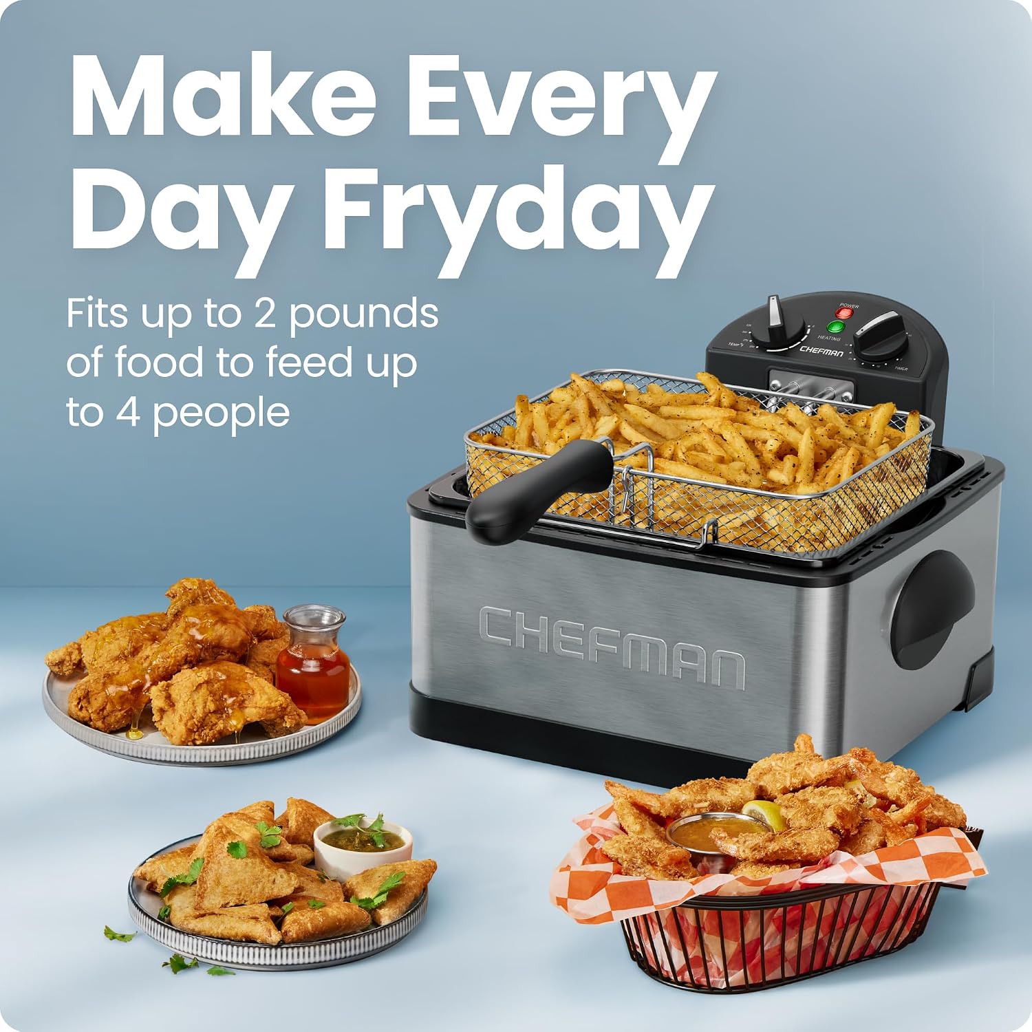 Thumbnail 4 de Chefman 4.5 L Deep Fryer 🍟
