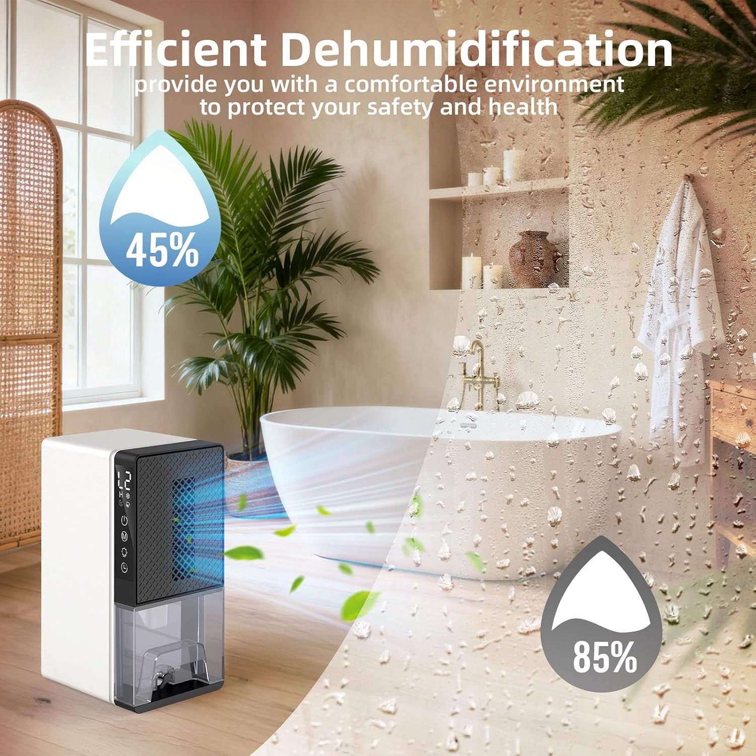 Thumbnail 2 de HomeNova Quiet Dehumidifier 2300ml