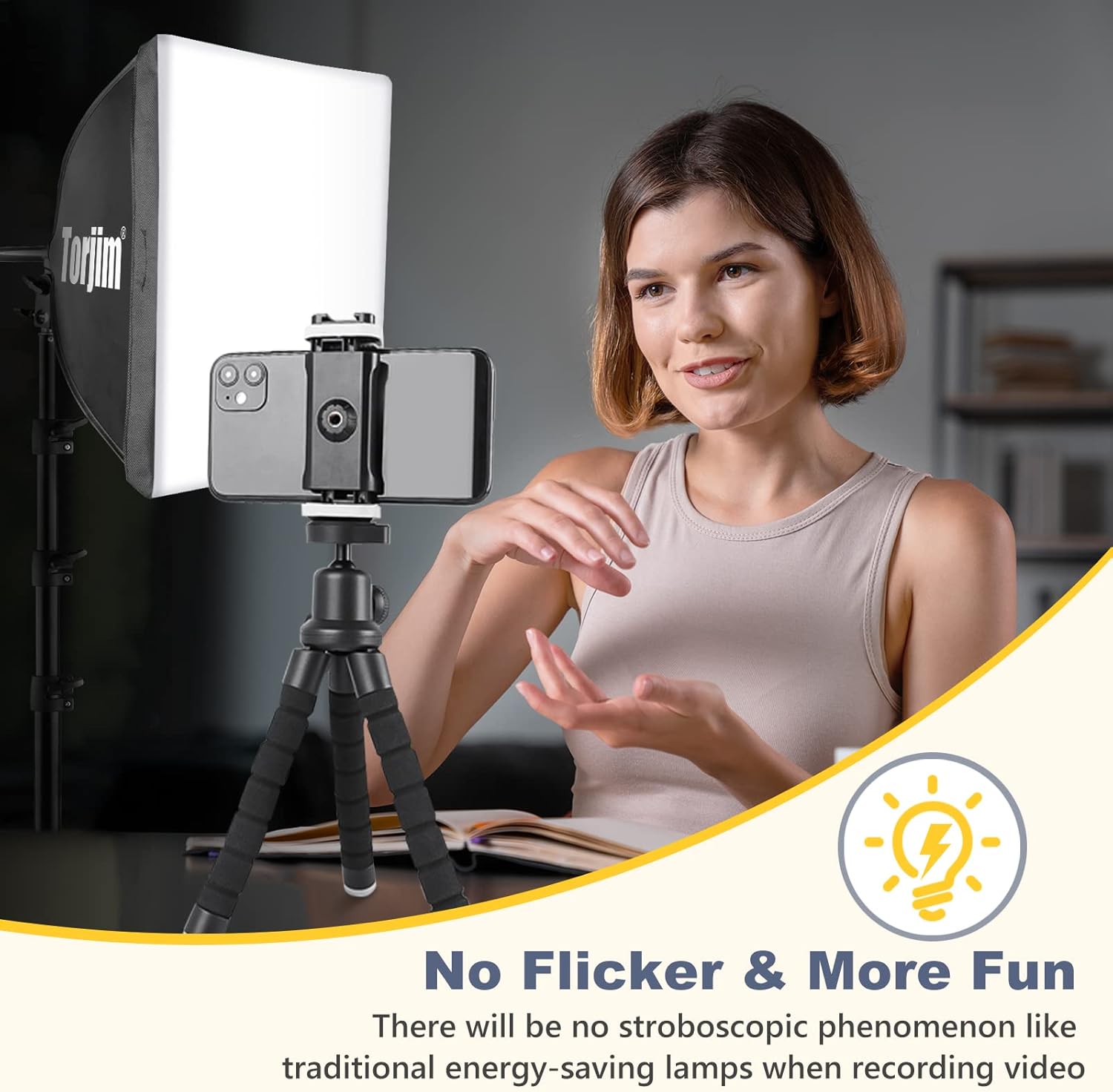 Thumbnail 4 de Torjim Softbox 16" x 16" LED Softbox Kit