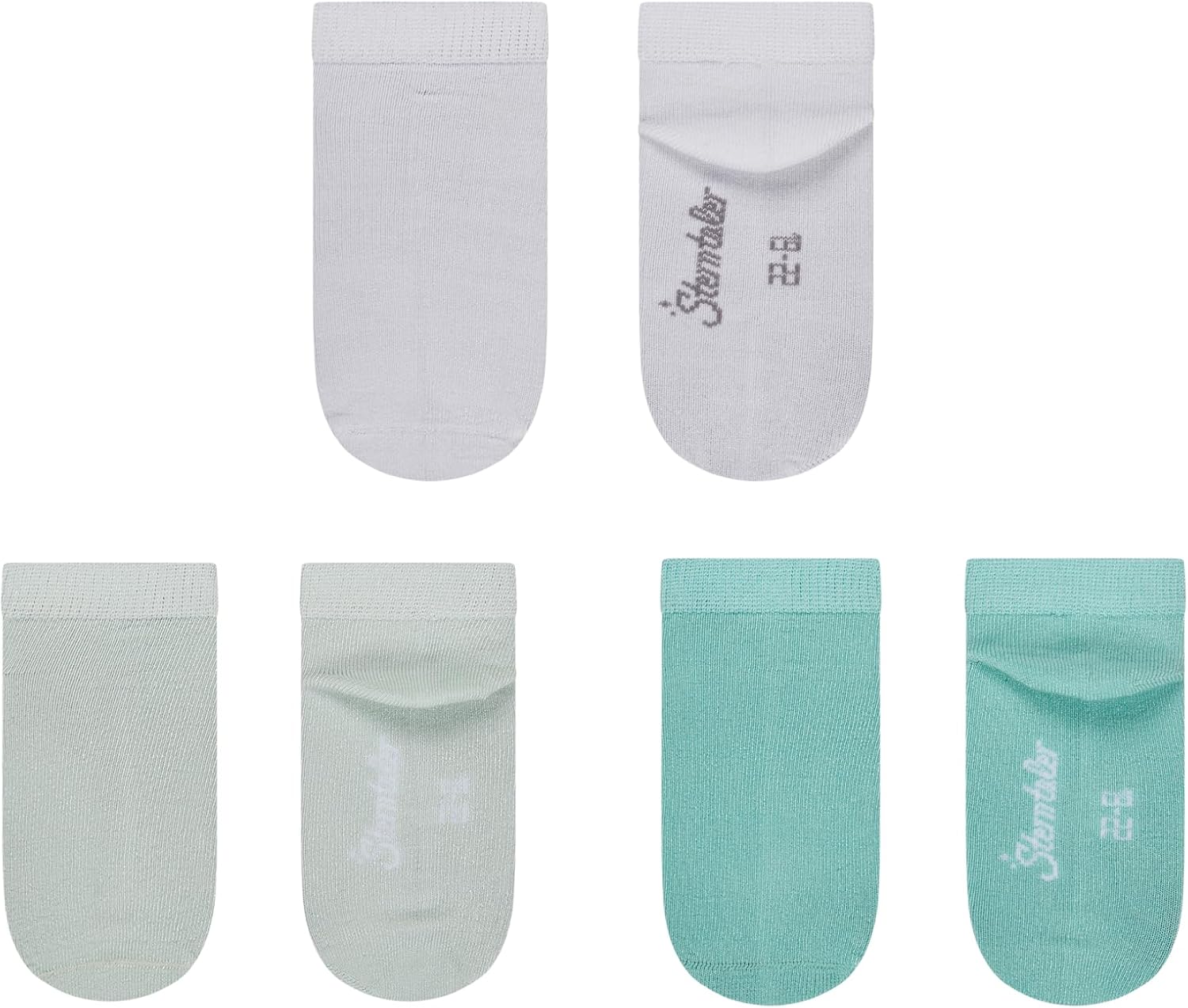 Thumbnail 1 de Sterntaler Sneaker Socken 3er Uni Lot de 3 paires de chaussettes sport unies pour bébé