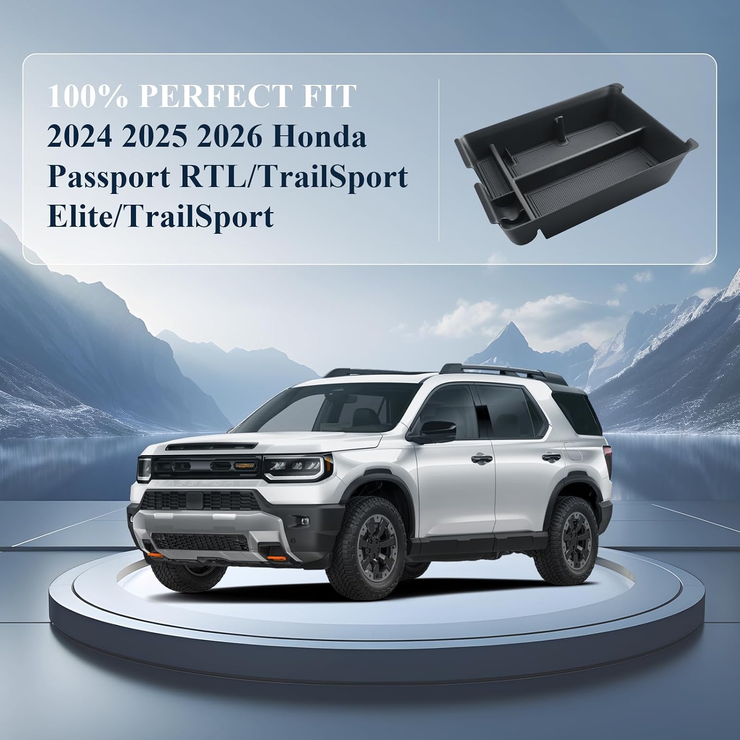 Thumbnail 4 de BIBIBO centre console organizer for 2026 Honda Passport