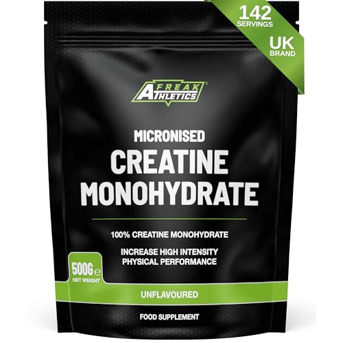Detalle de Freak Athletics Creatine Monohydrate Powder 500g – Unflavoured, 142 Servings