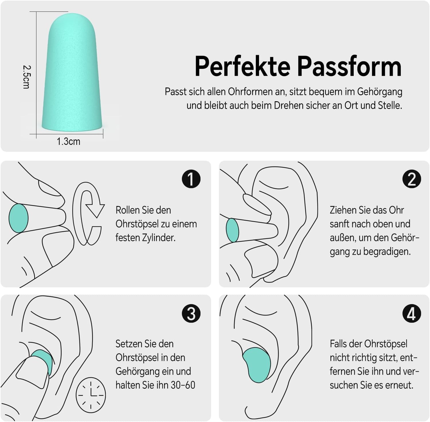 Thumbnail 1 de SURFOU Ear Plugs Sleep 60 Pairs 38dB