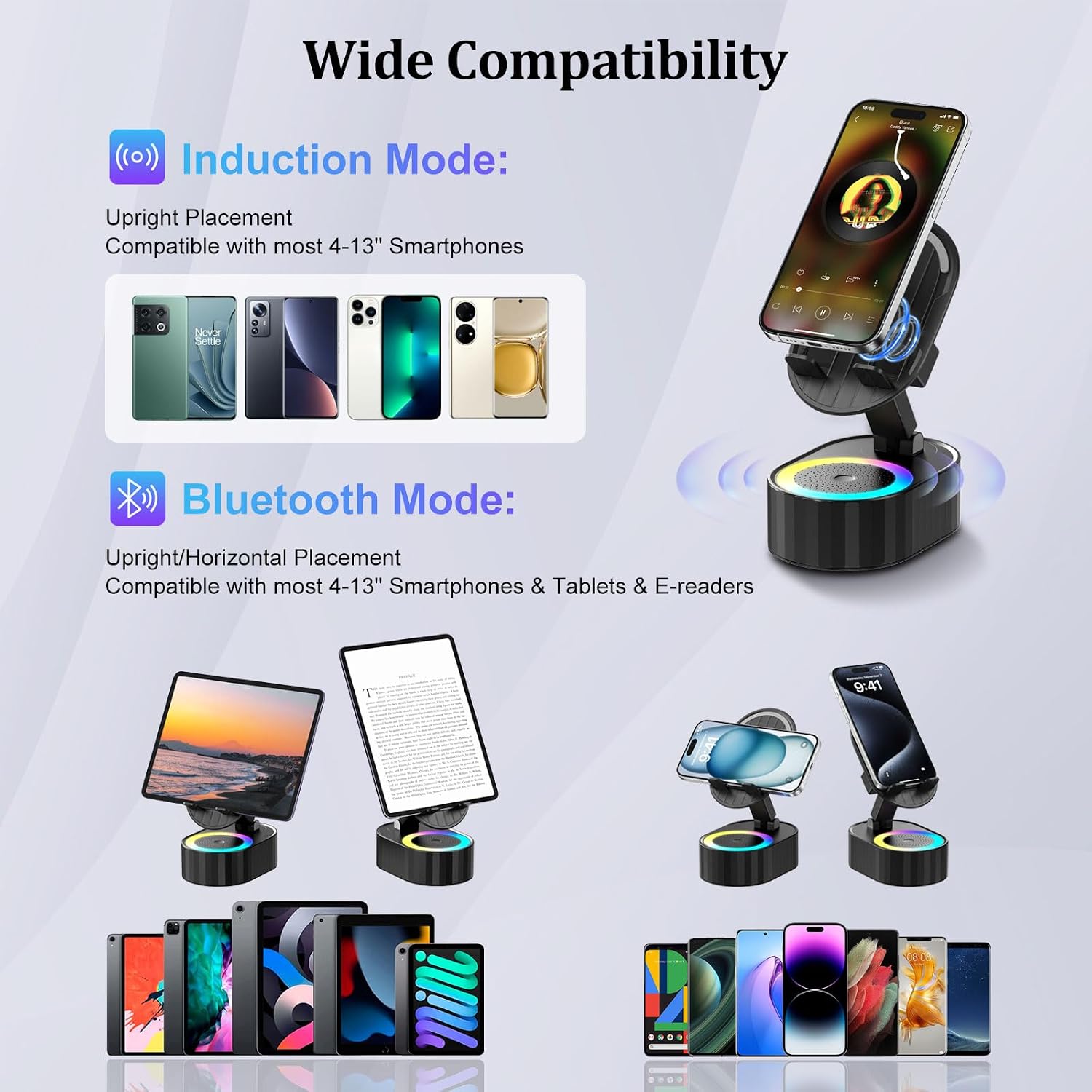 Thumbnail 5 de AKLLCCR Wireless Induction Speaker 3000mAh