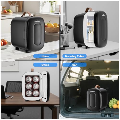 Thumbnail 6 de Enventor Mini Fridge 4 Litre: Portable Cooler and Warmer for Home or Car