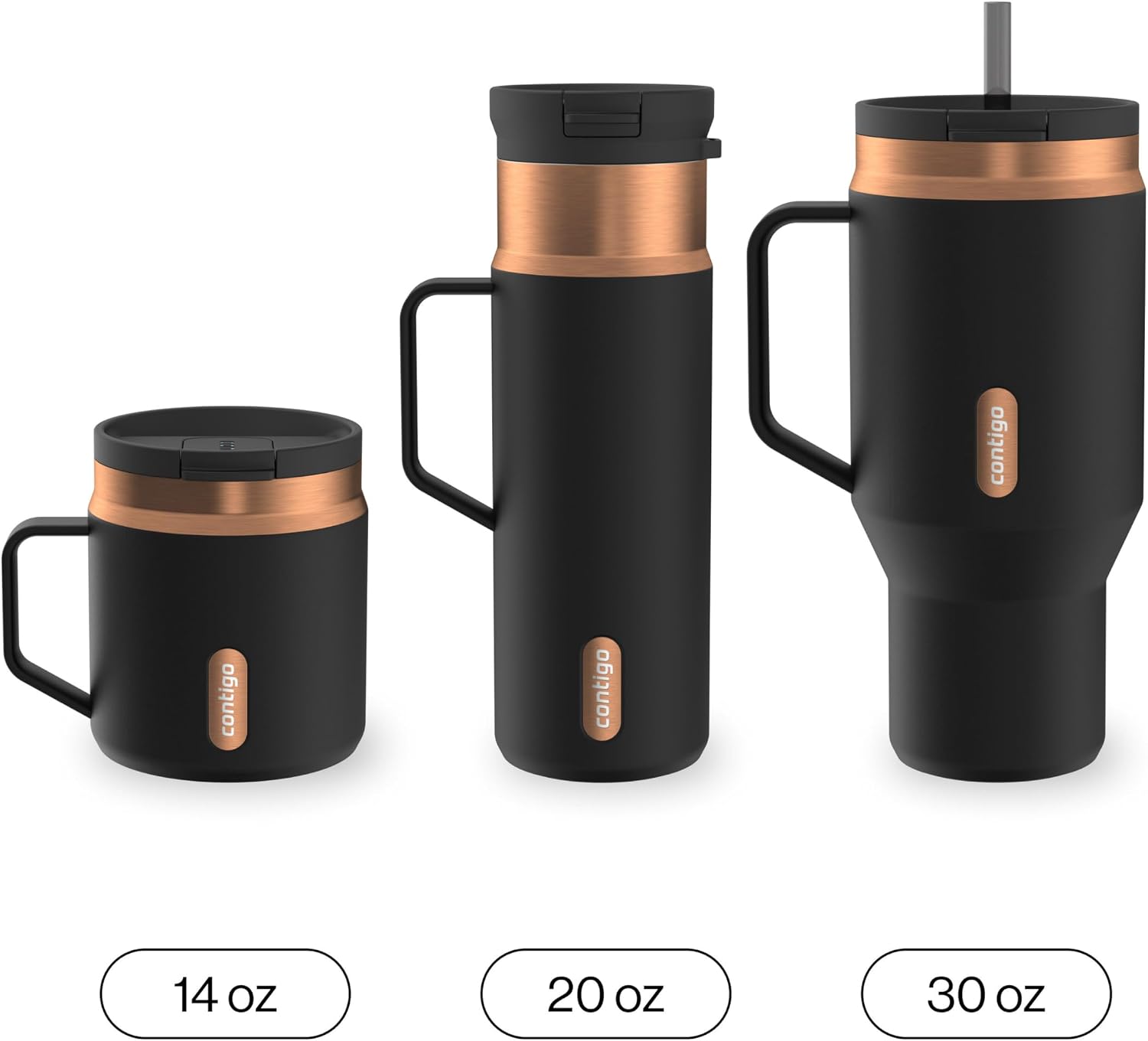 Thumbnail 3 de Contigo stainless steel water bottle, 20 oz