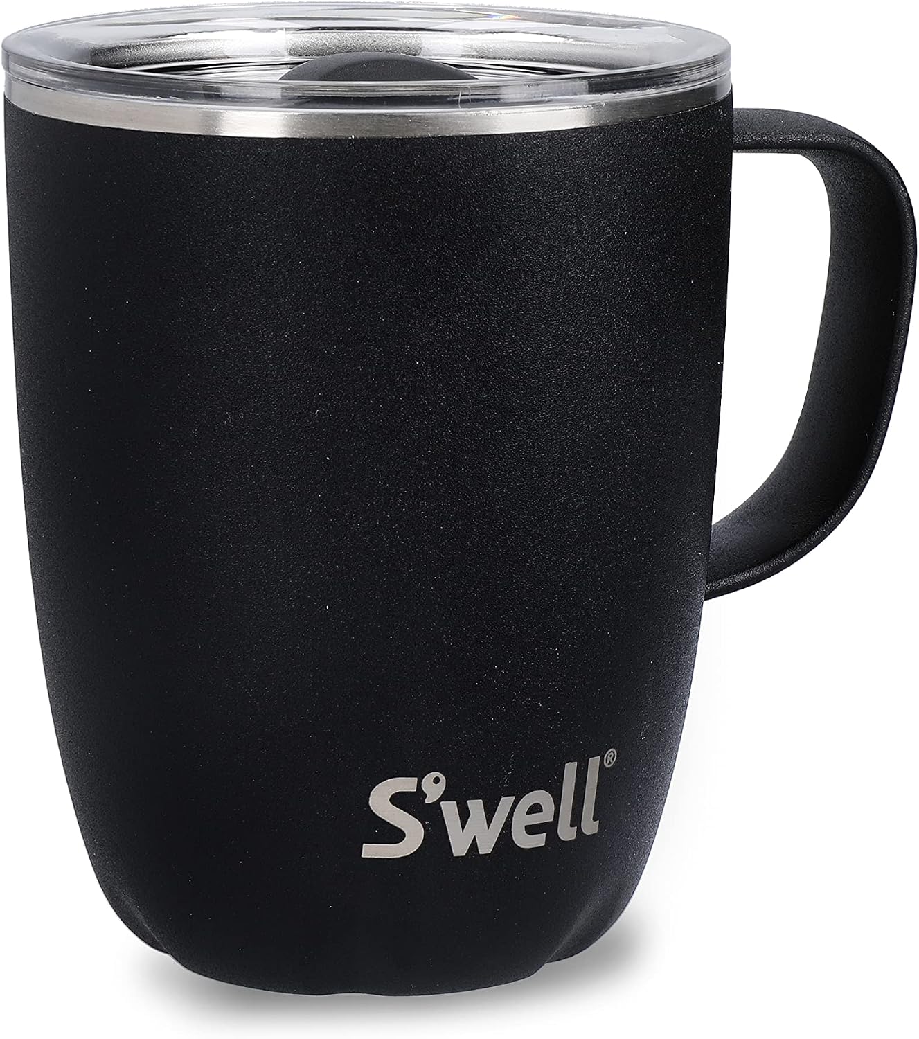 Detalle de S'well Onyx Mug with Handle, 350 ml Stainless Steel Travel Mug