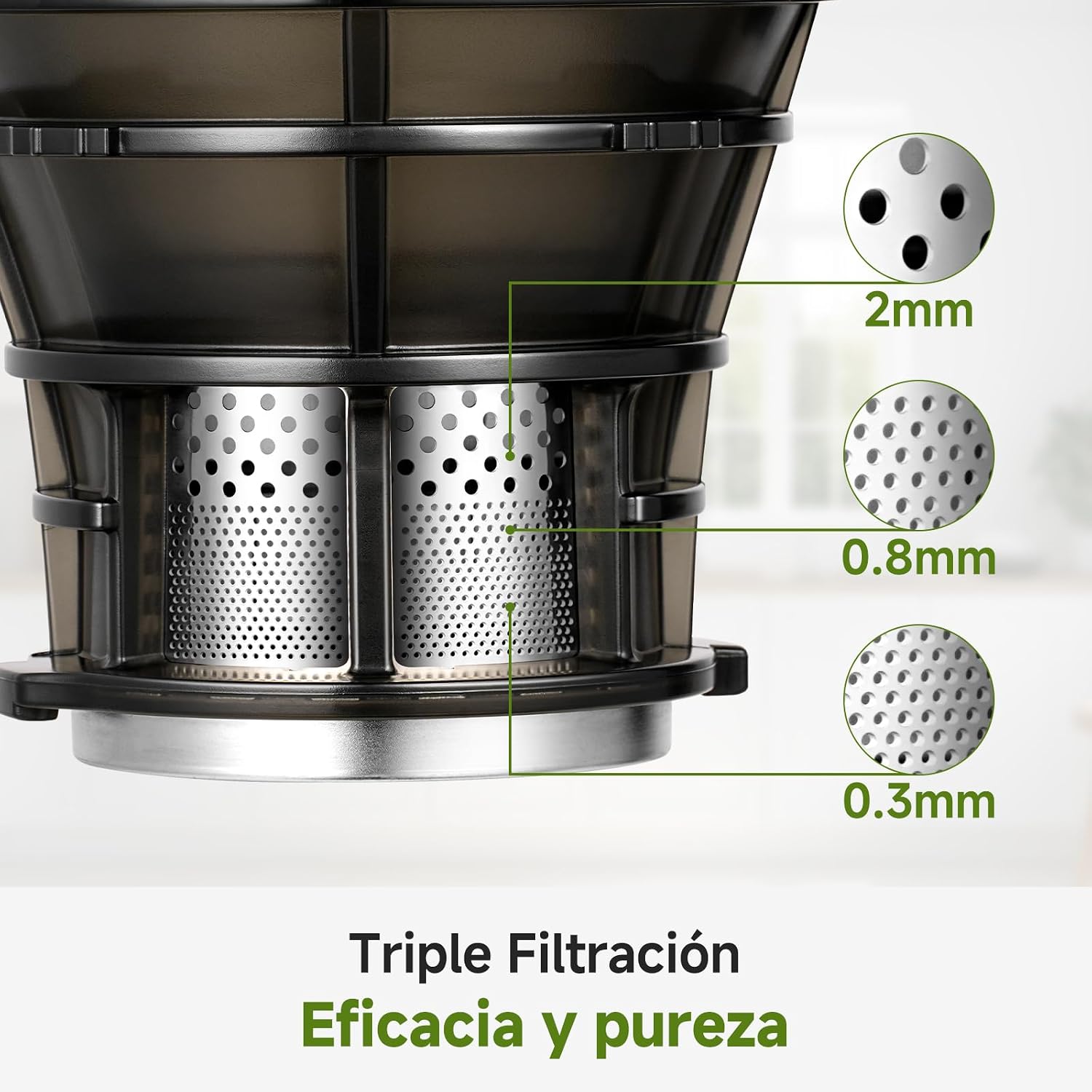 Thumbnail 4 de AMZCHEF SJ-036 Extractor 250W 1,8 L