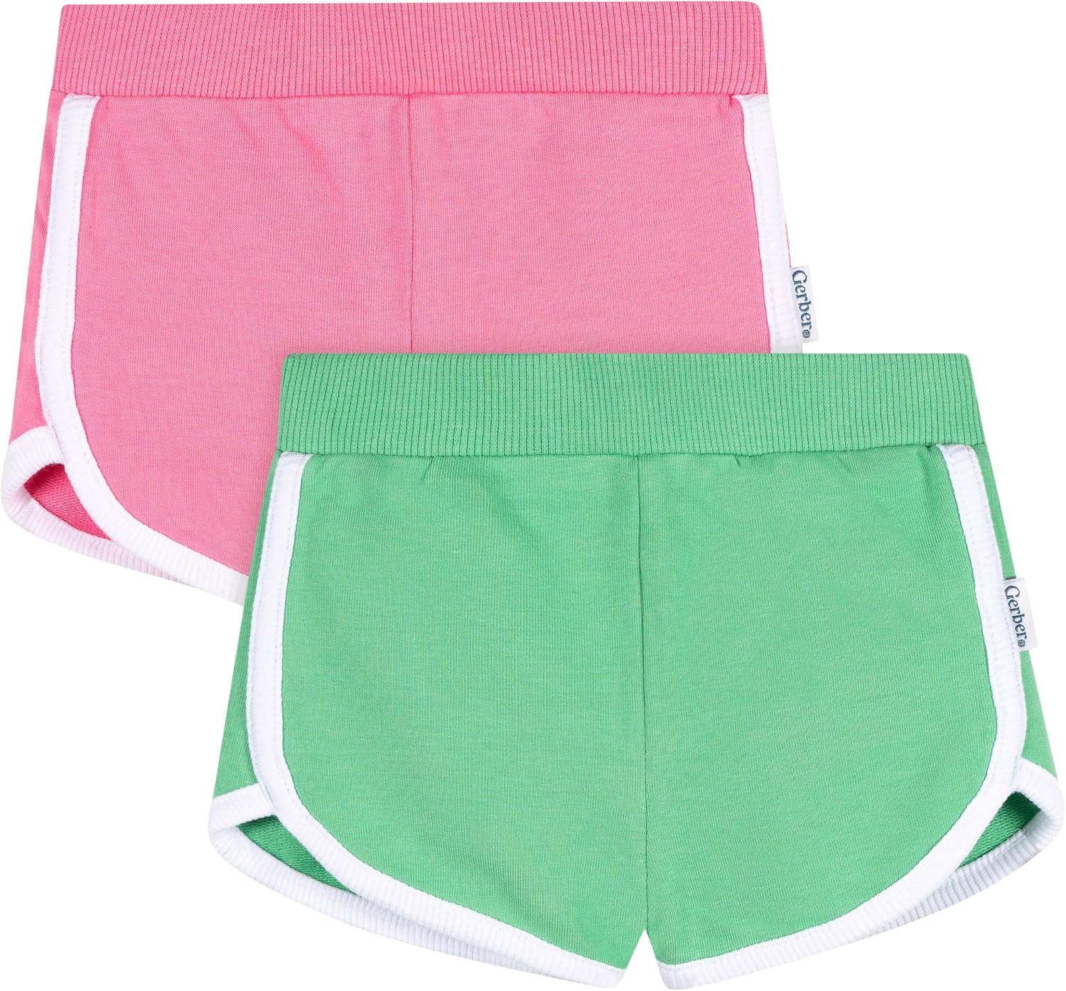 Detalle de Gerber Baby Knit Shorts, 2-Pack