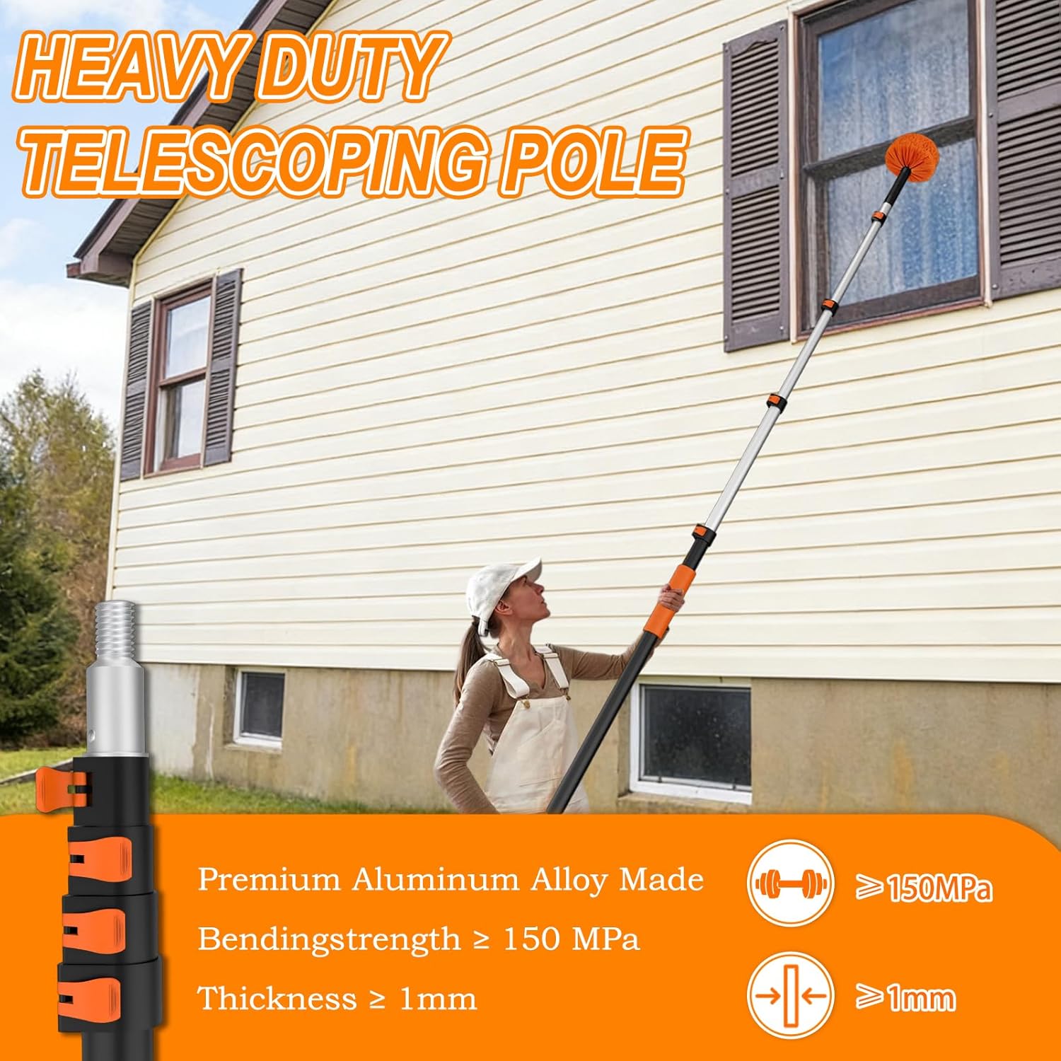Thumbnail 6 de SISUPASSIE 6m Paint Roller Extension Pole: Practical Reach for DIY Tasks