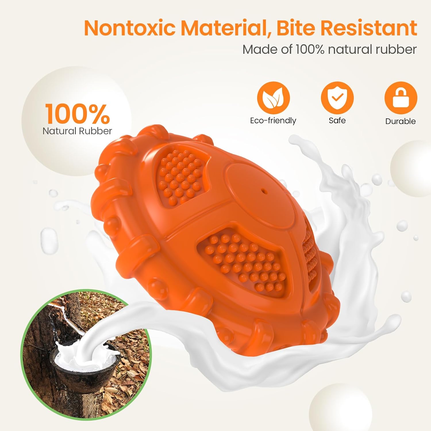Detalle 2 de MASBRILL Indestructible Squeaky Dog Toy