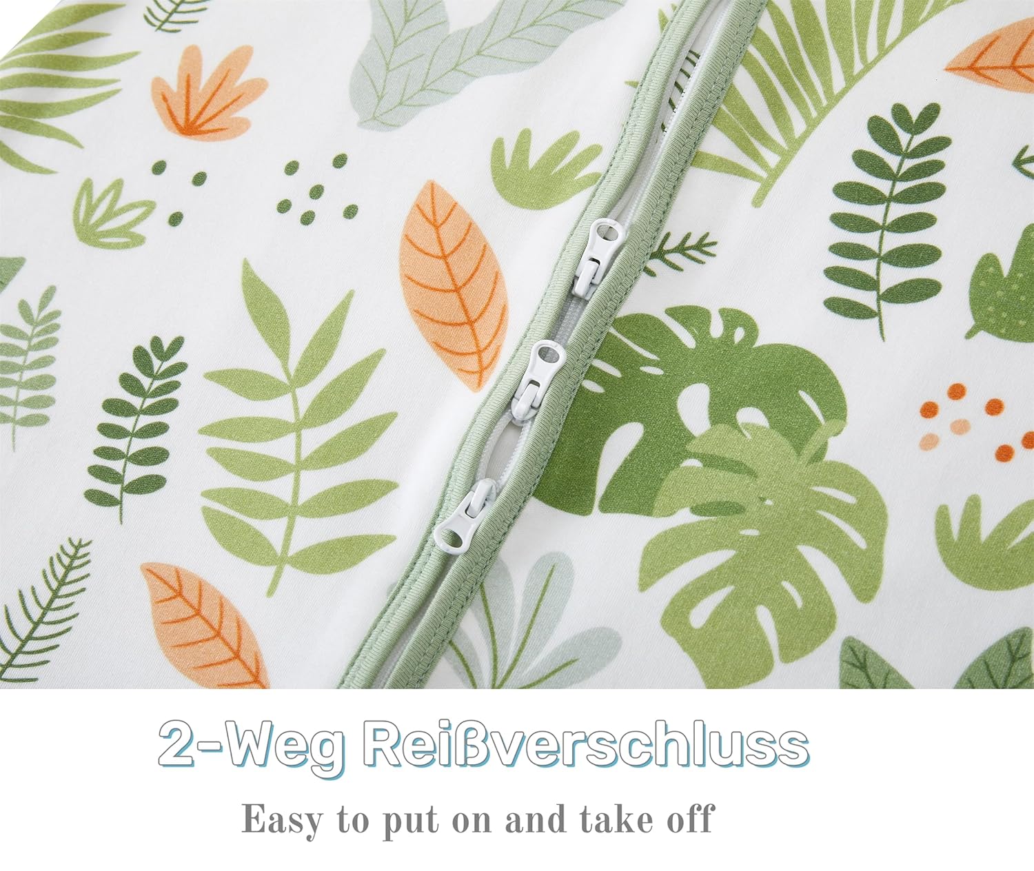 Thumbnail 4 de Chilsuessy Baby Schlafsack Sommer mit Füßen, 1 Tog, 100% Baumwolle – 110–120 cm