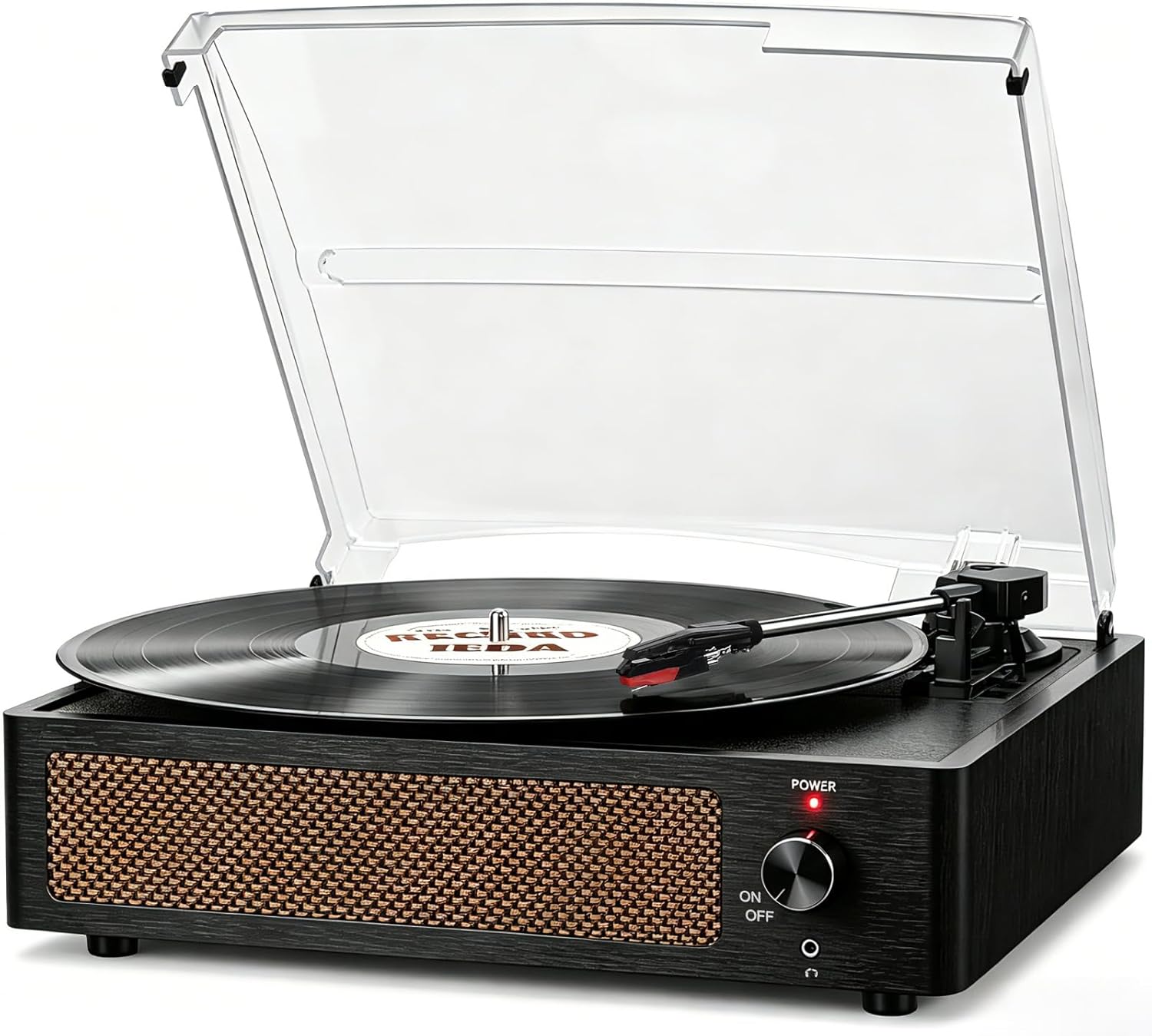 Detalle de Vinyl Record Player with Speakers 3-Speed