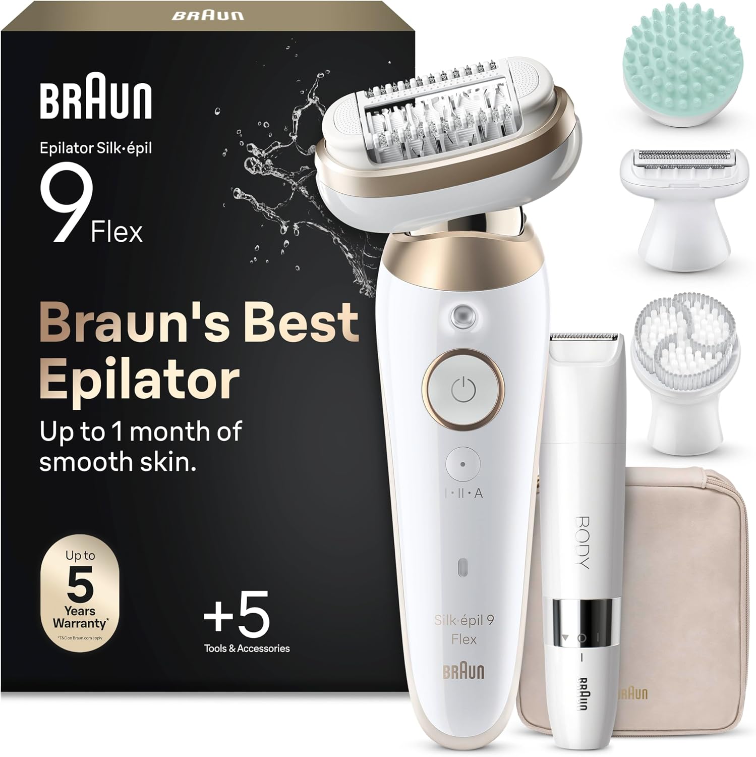 Detalle de Braun Silk Epil 9 Flex SkinSpa 360