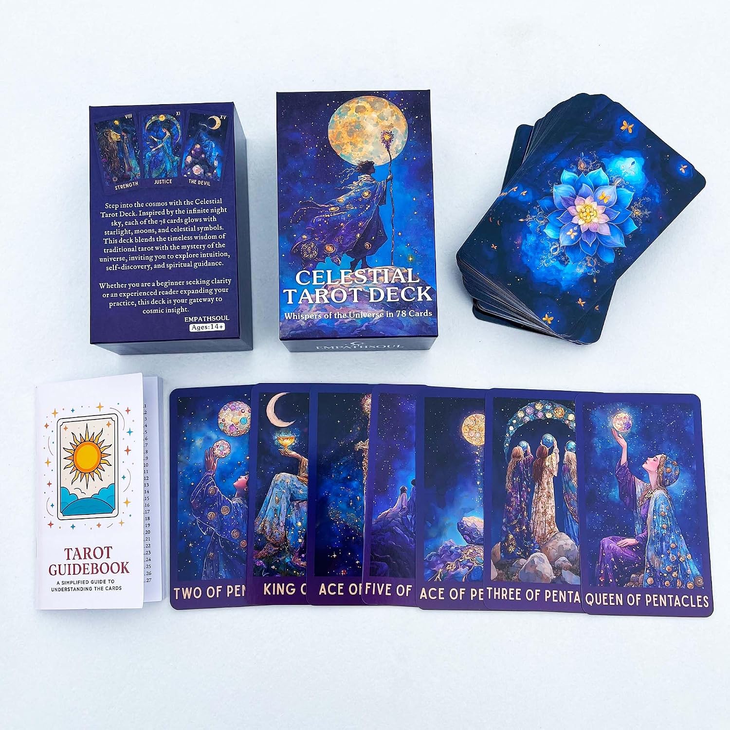 Thumbnail 6 de Celestial Tarot Deck, 78 Cards