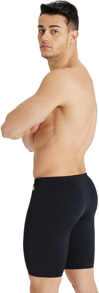 Detalle 2 de Arena Solid Team Men's Jammer Swimsuit – MaxLife Eco, 50+ UV, High Chlorine Resistance