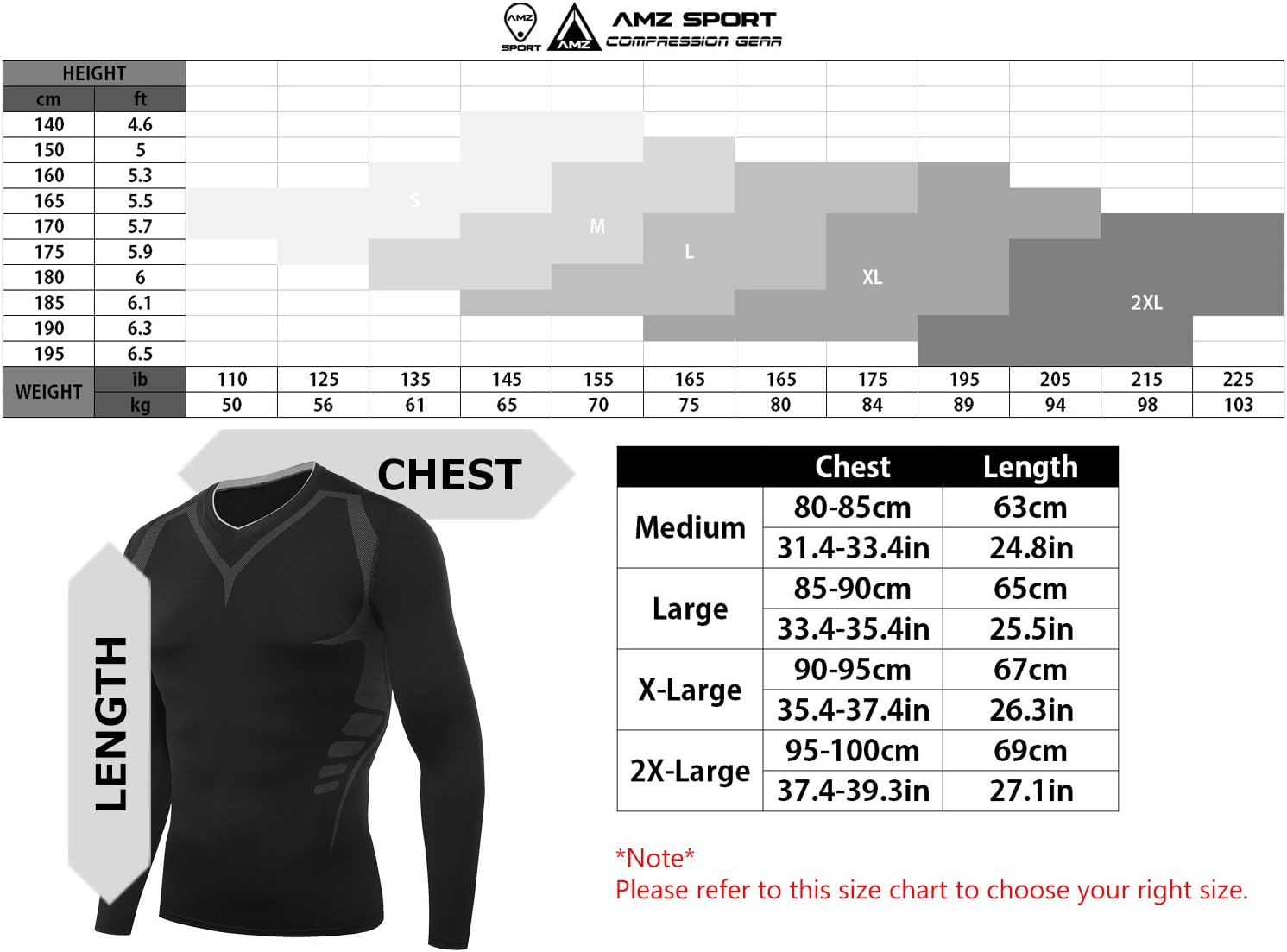 Thumbnail 6 de AMZSPORT Maglia Compressione Uomo
