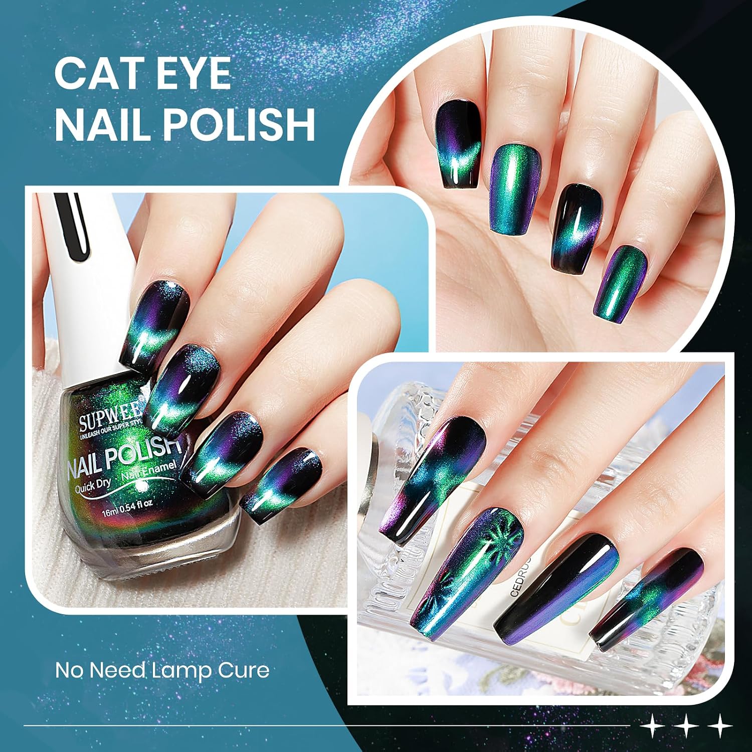 Thumbnail 5 de SUPWEE Cat Eye Nagellack 16 ml đź’…
