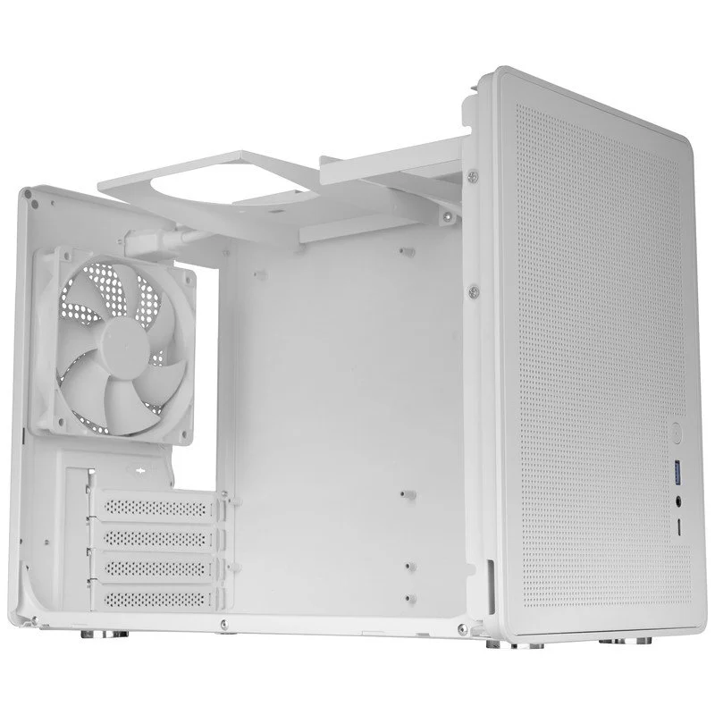Detalle de Mars Gaming MC-XPRO Minitorre MicroATX: caja compacta con ventilación MESH y soporte ATX/SFX