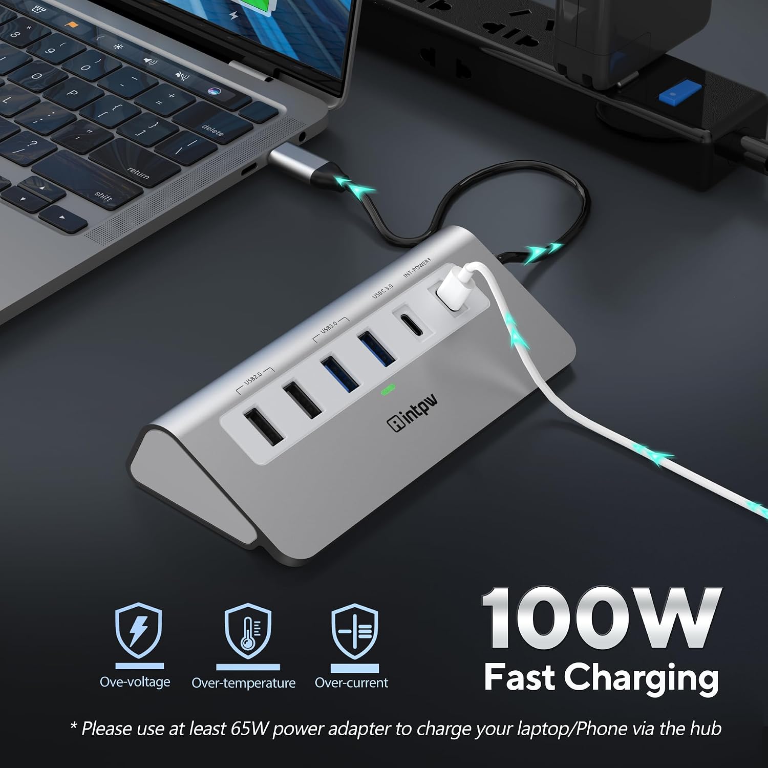 Thumbnail 5 de intpw P9 USB C Hub 9-in-1
