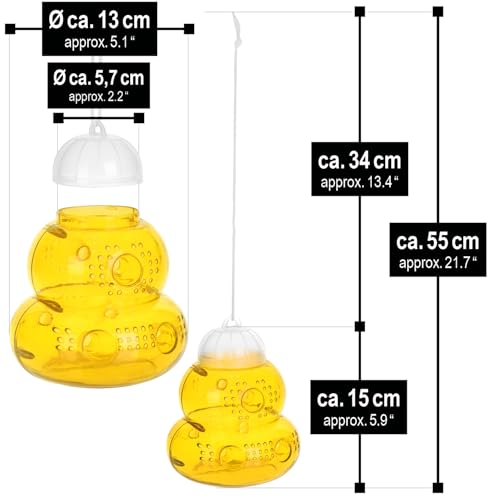 Detalle 2 de Wilhelm Sell 2X Sell® Pièges à Insectes Suspendus en Plastique – kit double