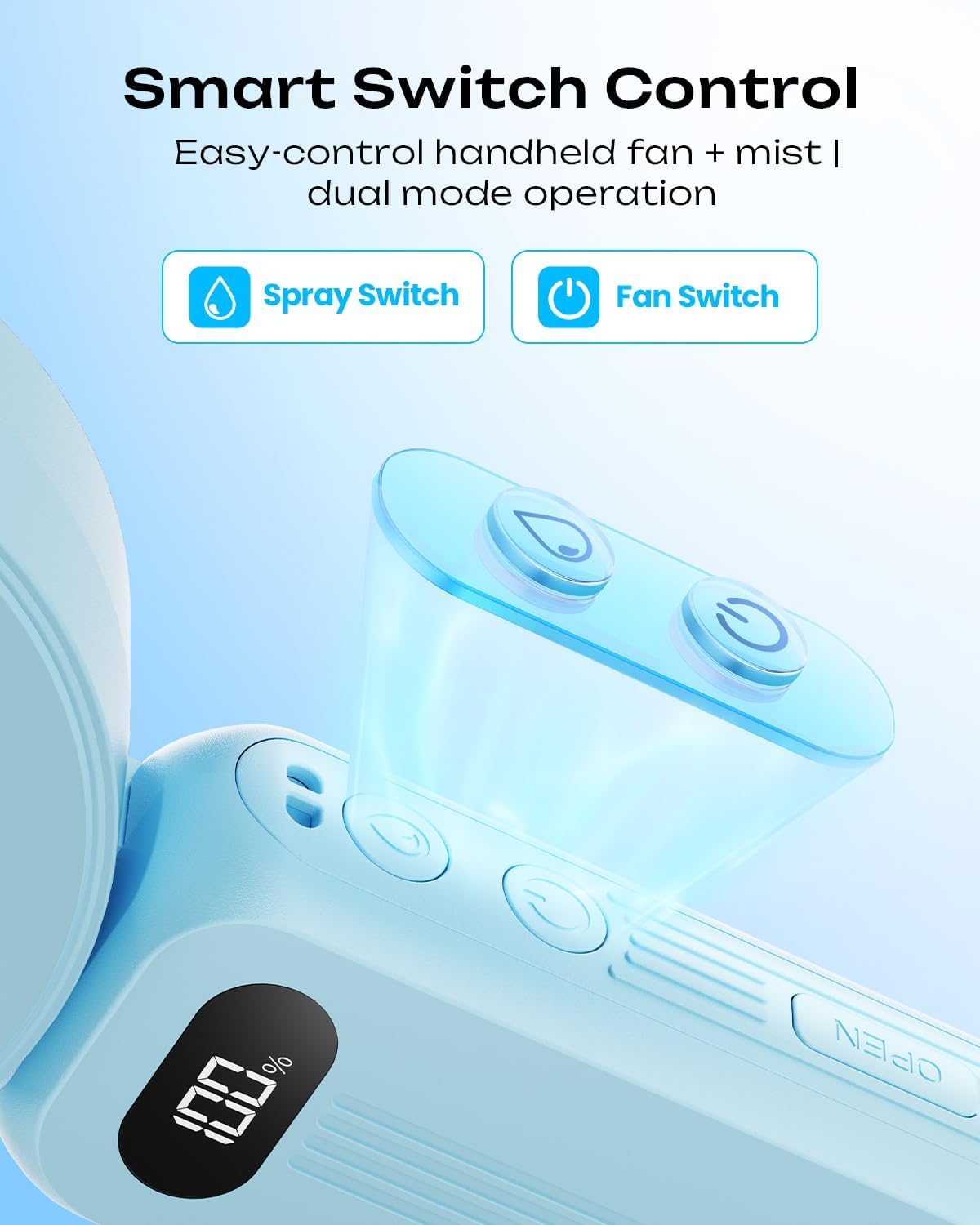 Thumbnail 6 de Otlonpe Handheld Misting Fan, 4000mAh