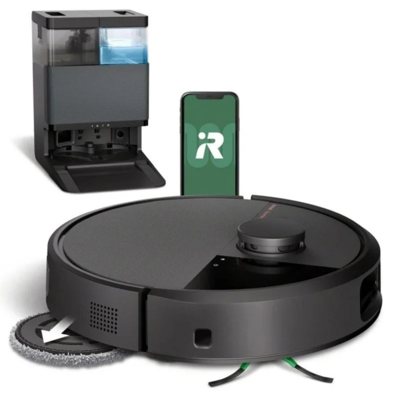 Detalle de Robot Aspirador y Fregasuelos Roomba 505 Combo con Autovaciado y LiDAR IA