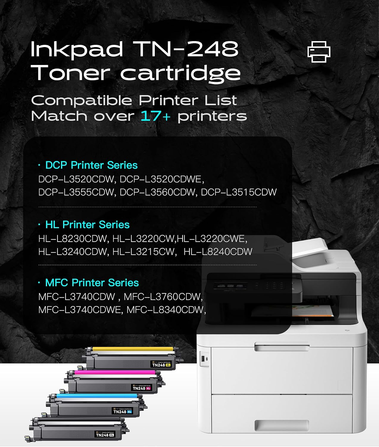 Detalle 2 de iNKPAD TN248XL toner compatibile 4 pack