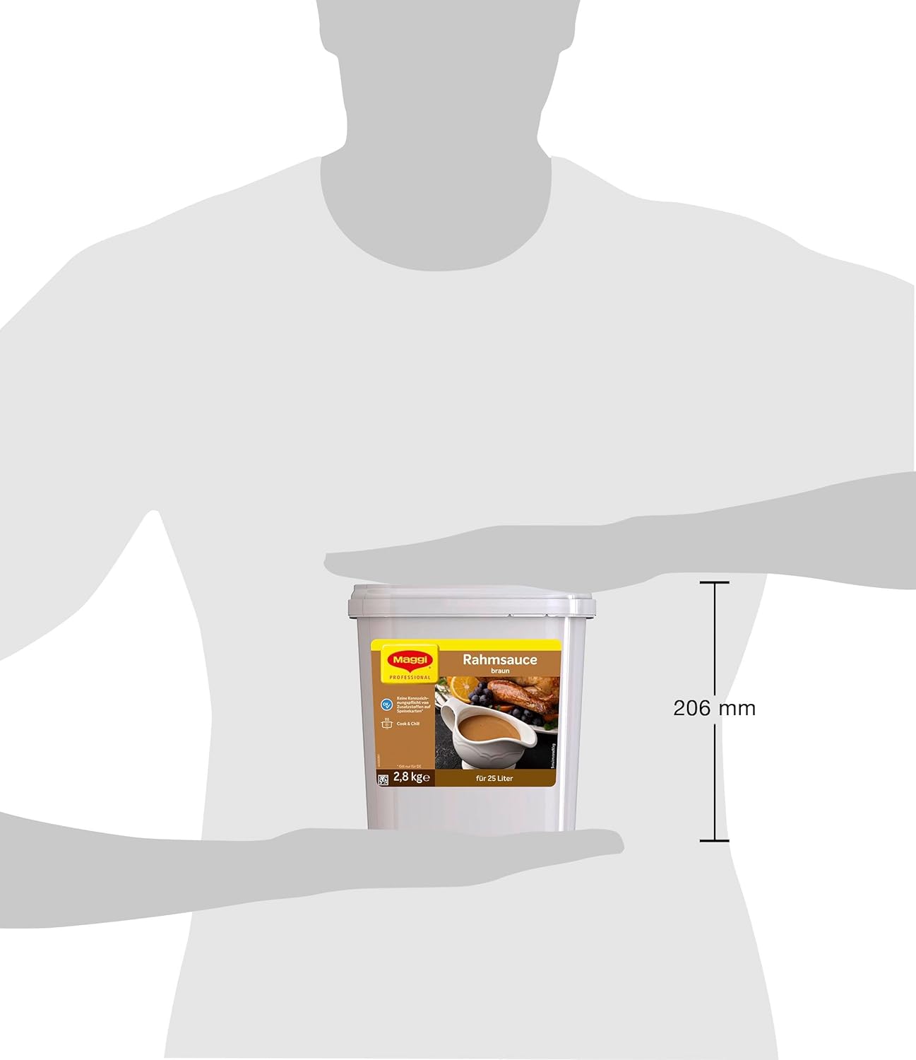 Thumbnail 5 de MAGGI Professional Rahm-Sauce braun, vegetarisch – 25 L Ergiebigkeit, GastroBox