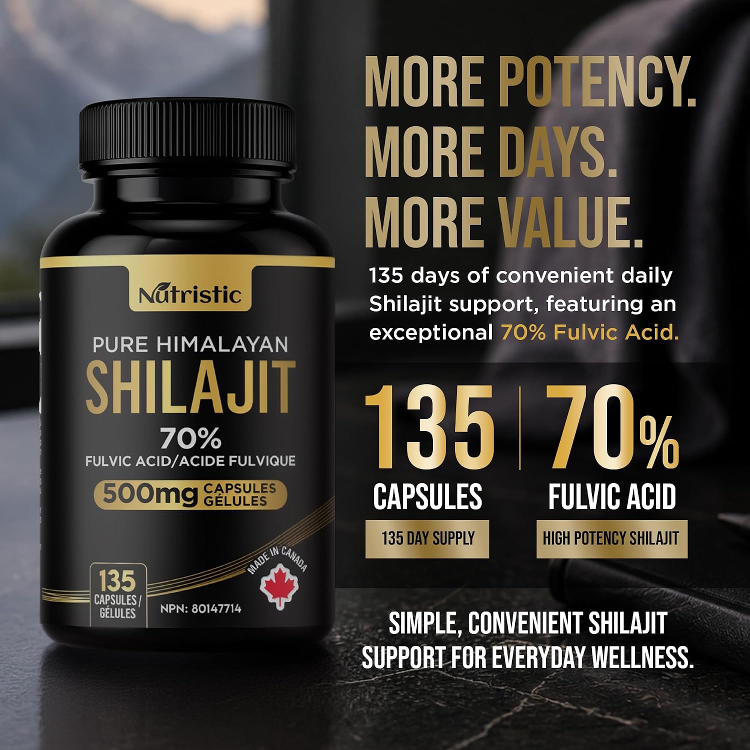 Thumbnail 5 de Nutristic Shilajit Capsules 500 mg