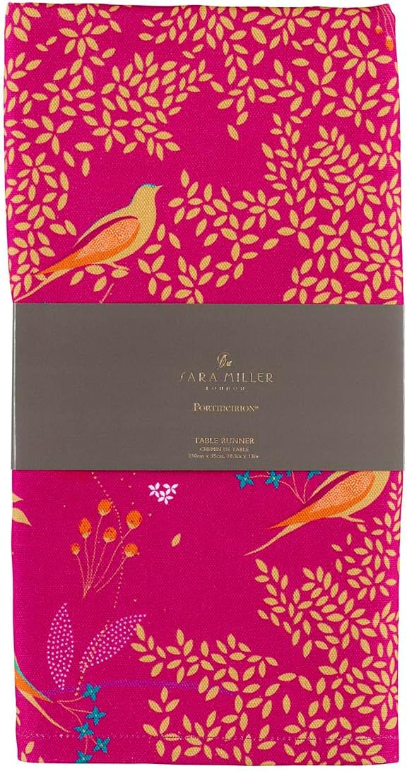 Thumbnail 2 de Sara Miller London Chelsea Table Runner, Pink