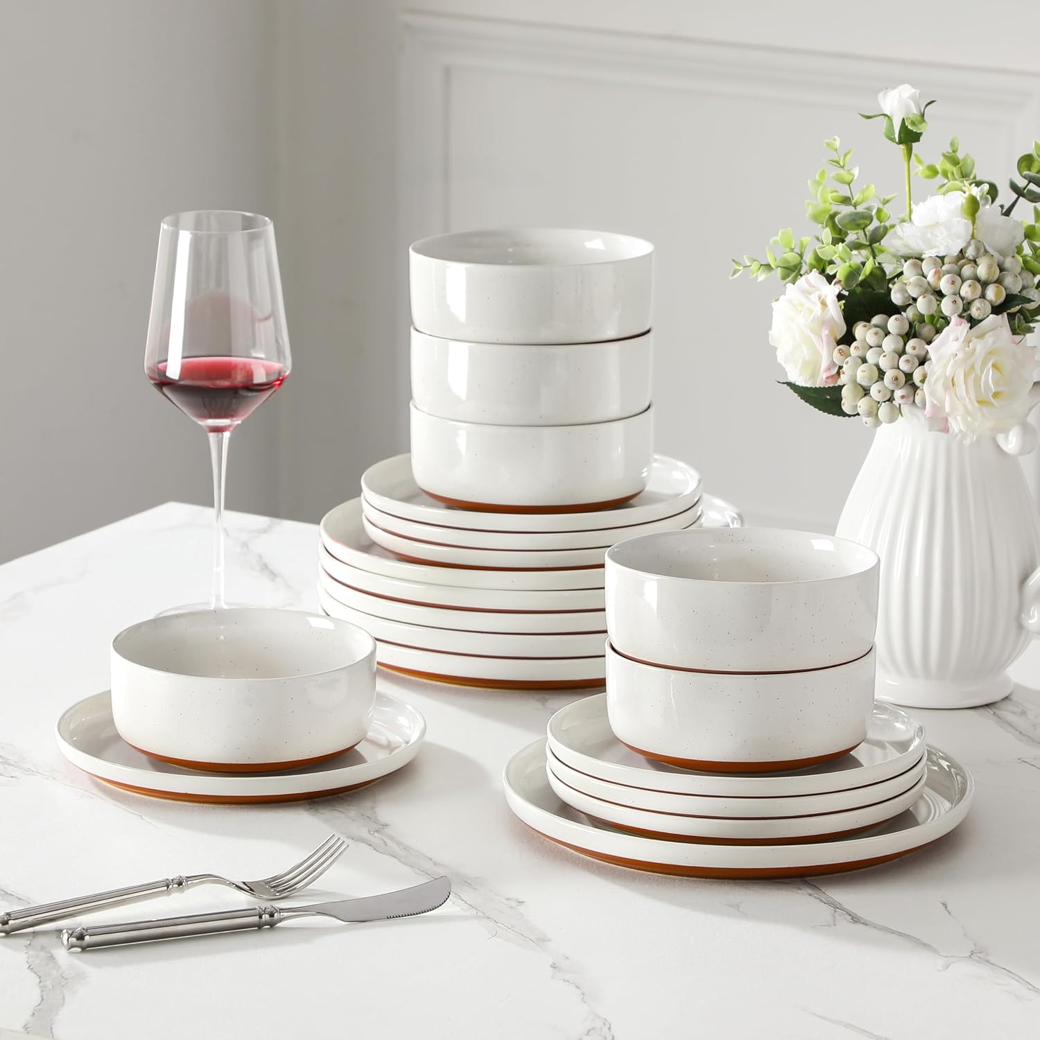 Thumbnail 5 de MALACASA Tara 18-Piece Dinnerware Set
