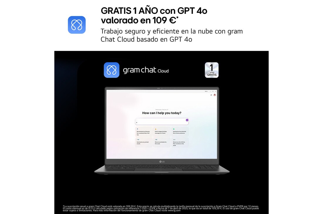 Thumbnail 5 de LG gram 16Z90TL 16" WQXGA, 32 GB, 1 TB