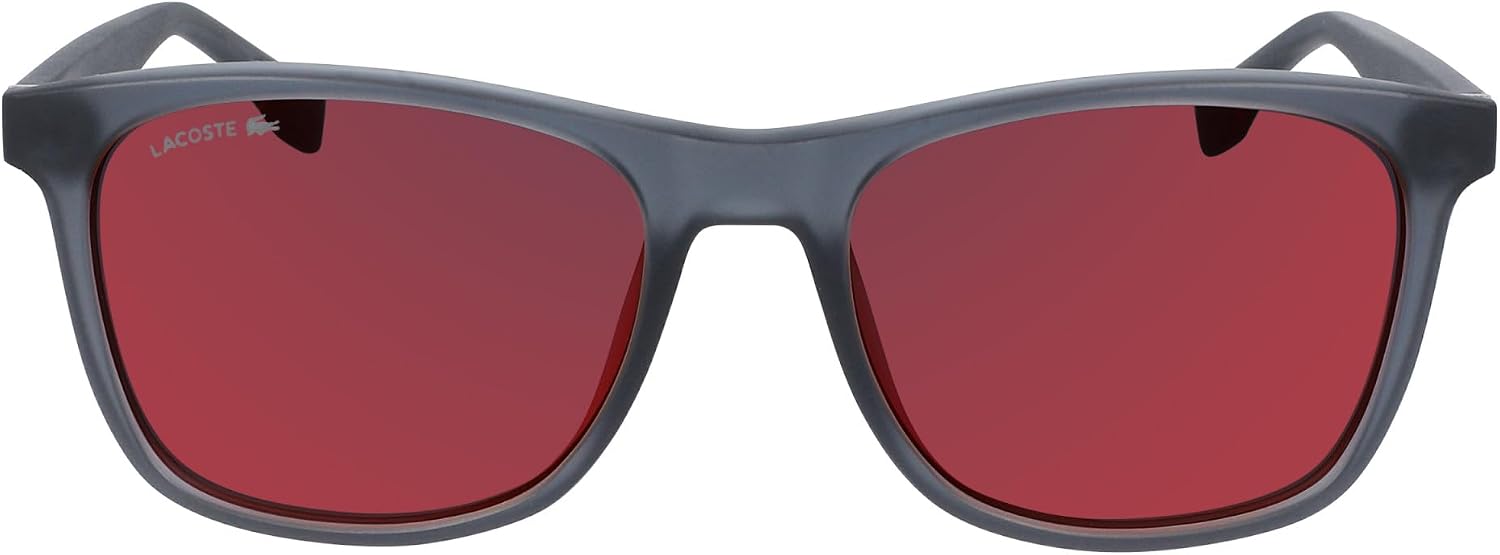 Detalle de Lacoste Lunettes de Soleil L860SE 035 Grey Matte (rectangulaires) pour homme