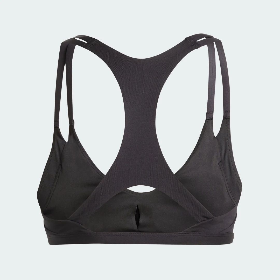 Detalle 2 de Sujetador de entrenamiento Aeroimpact Luxe de Adidas — poco impacto en negro