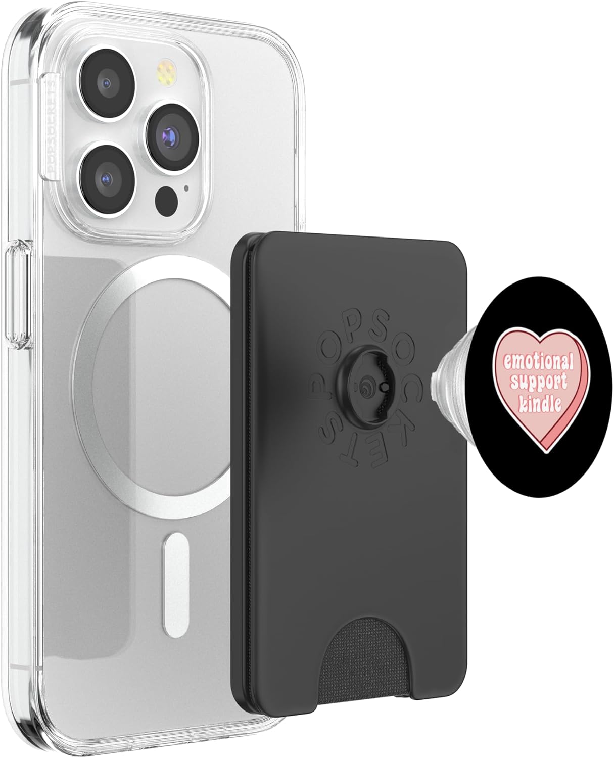 Thumbnail 2 de PopSockets PopWallet MagSafe Cœur Rose
