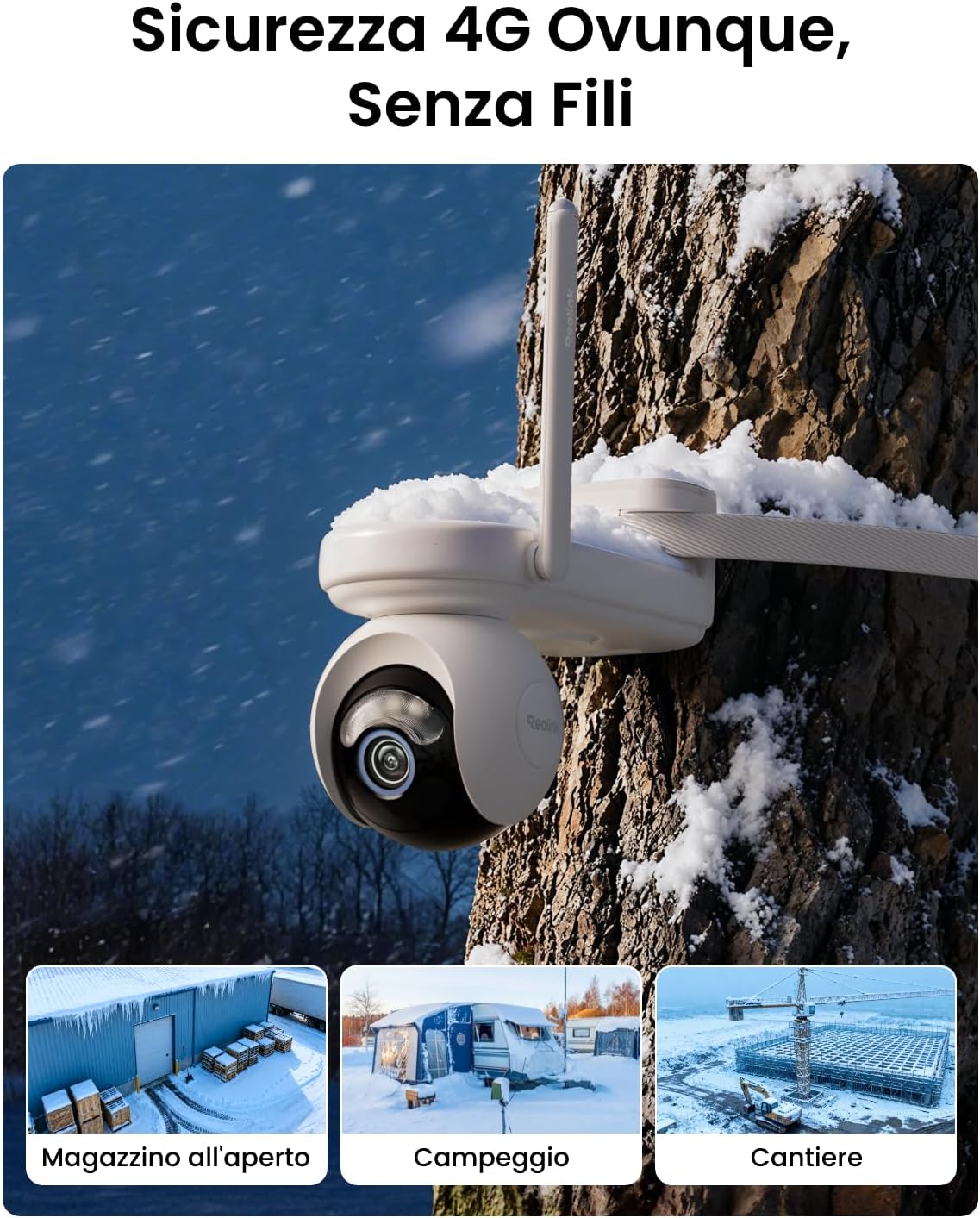 Thumbnail 3 de Reolink 2K 360° PTZ Telecamera 20000mAh