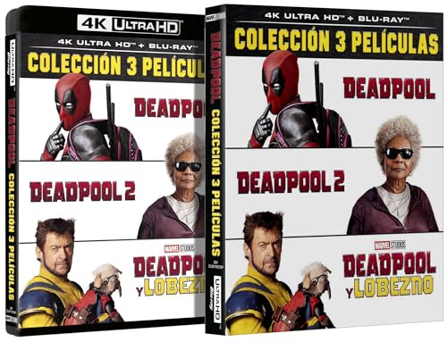 Detalle de Deadpool 1+2+3 (4K UHD + Blu-ray) Pack 3 Películas de Divisa Films