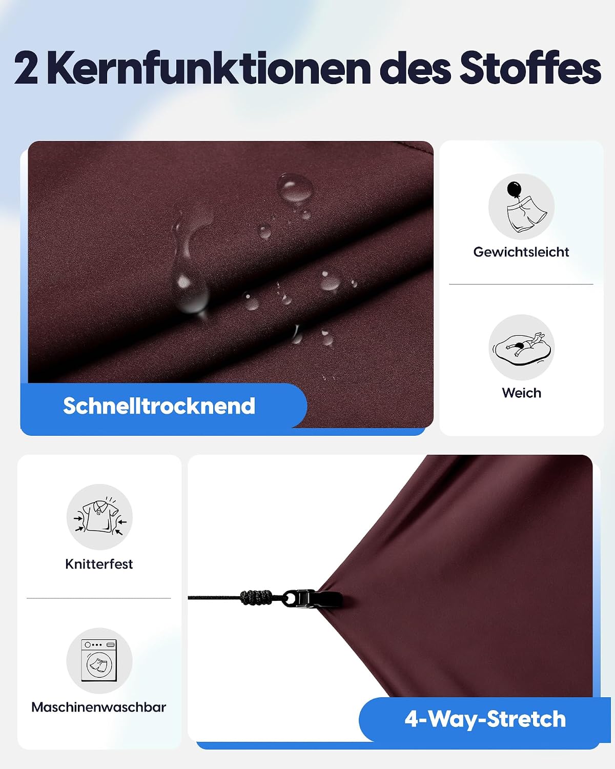 Detalle 1 de MaaMgic 2-in-1-Badehose 7 Zoll für Herren
