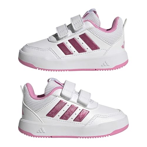 Detalle de adidas Tensaur Sport 3.0 Infants Shoes (Unisex) – FTWR White/Bliss Pink/Grey Two, 3 UK