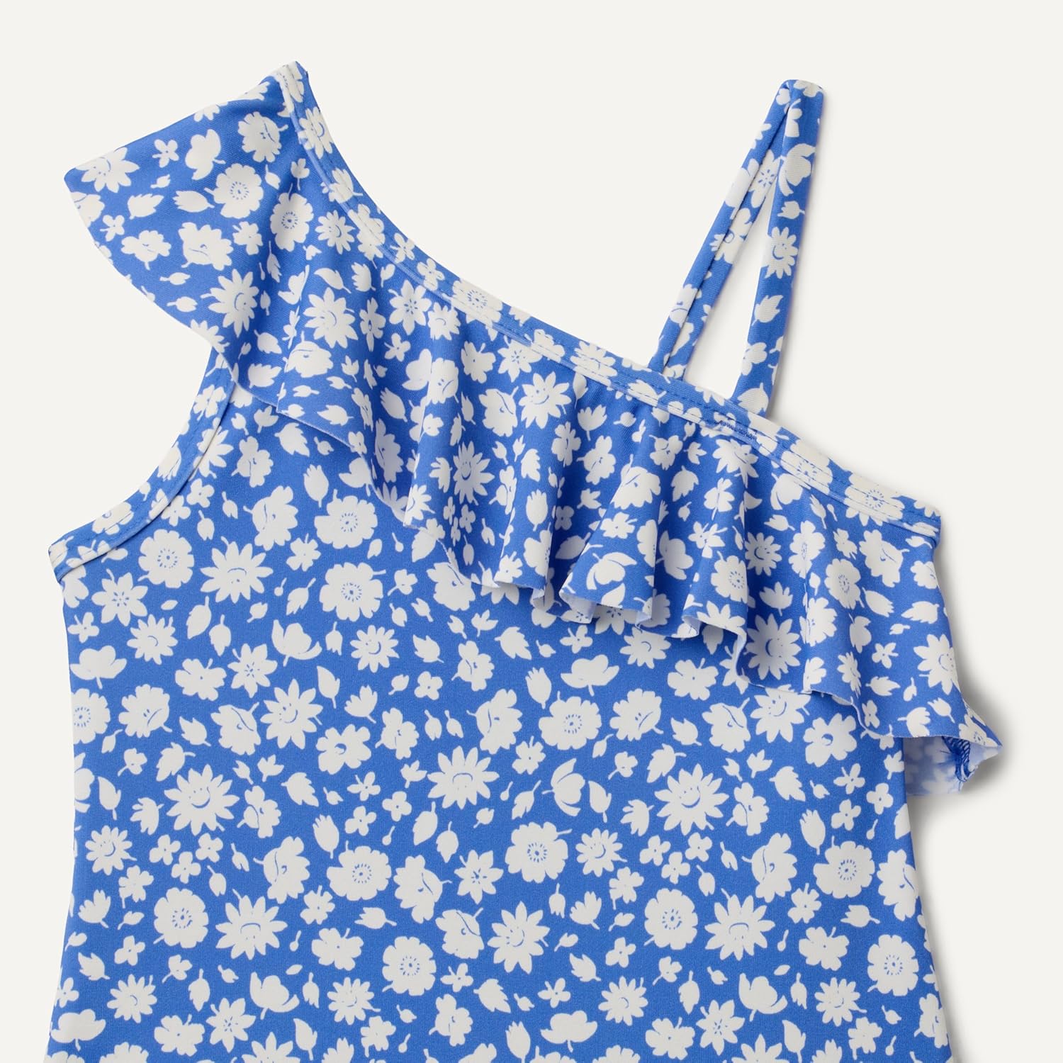 Thumbnail 3 de Amazon Essentials Mädchen Einteiliger Badeanzug mit asymmetrischen Rüschen