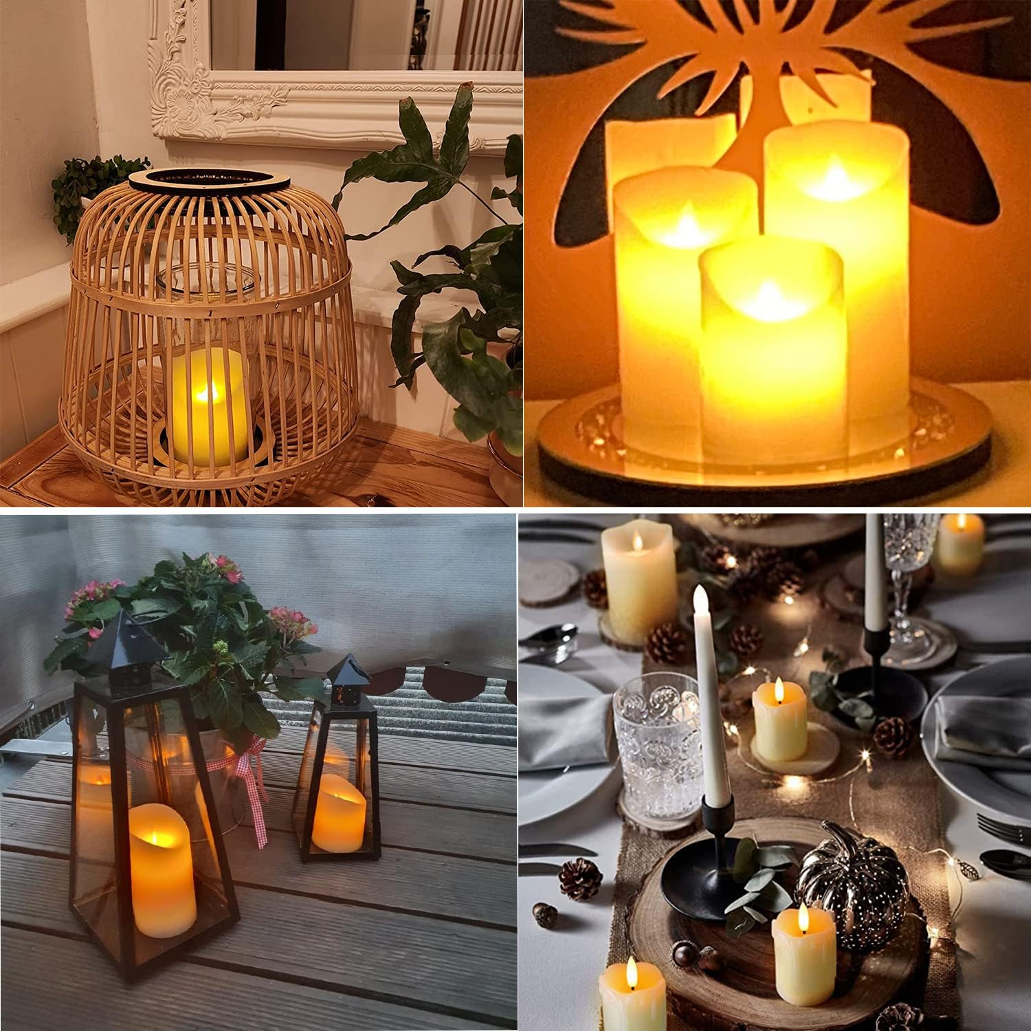 Thumbnail 3 de Biyanuo LED Candles 3‑Pack 4/5/6